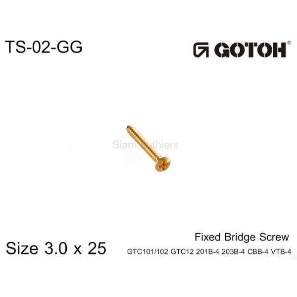 น๊อต Fixed Bridge Gotoh TS-02-GG 3x25
